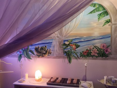 Dettaglio stanza massaggi